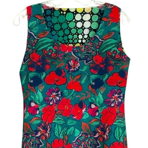 Animapop Abstract Print Reversible Sleeveless A-Line Dress Artsy Sz Medium NWT - Picture 9 of 16